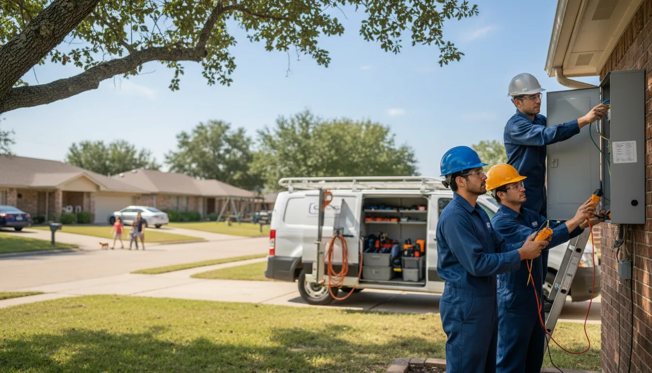 Certified electrician providing emergency electrical services in Bradford, AR
